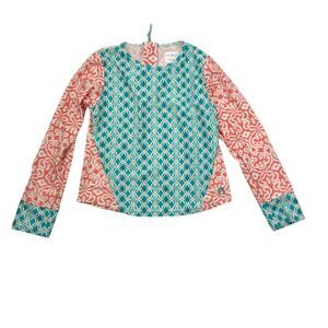 Cabana Life Print Rash Guard Swimsuit